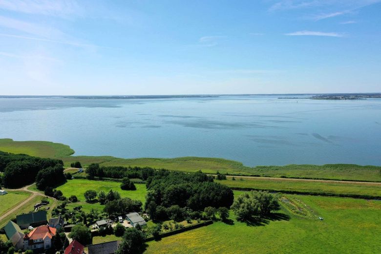 Blick auf das Achterwasser