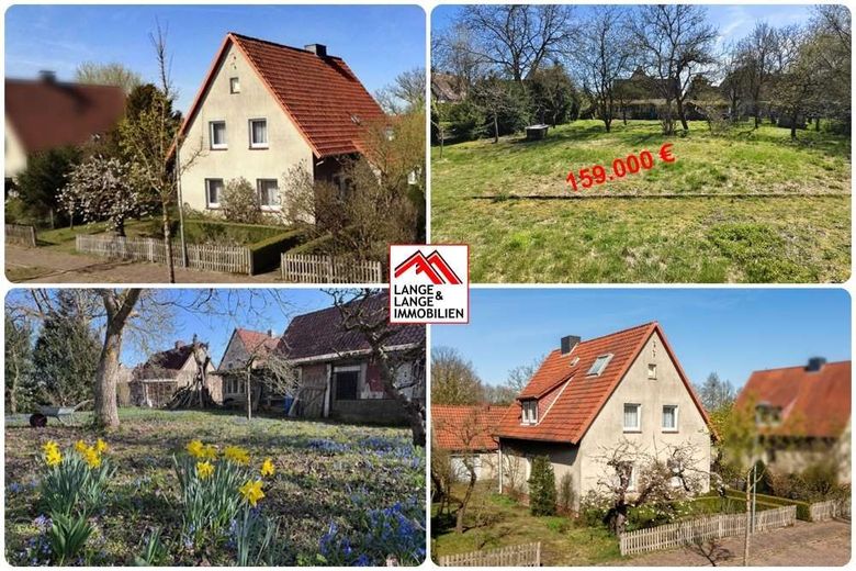 Eldingen - Verborgene Perle: Einfamilienhaus + Garten + Obstbäume - wer erweckt mich zu neuem Leben – Willkommen