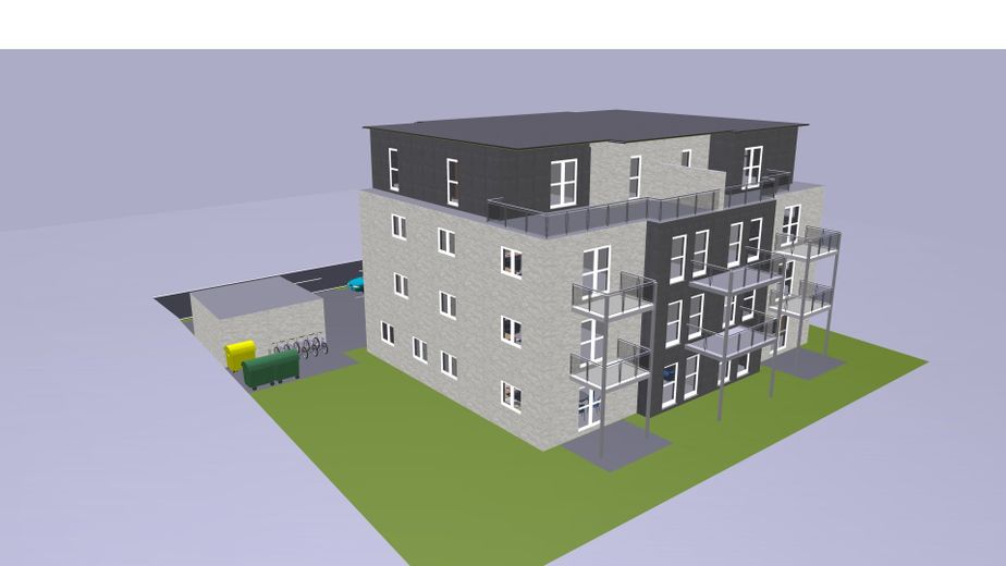 Kramermarktwiese Penthouse – Ansicht hinten