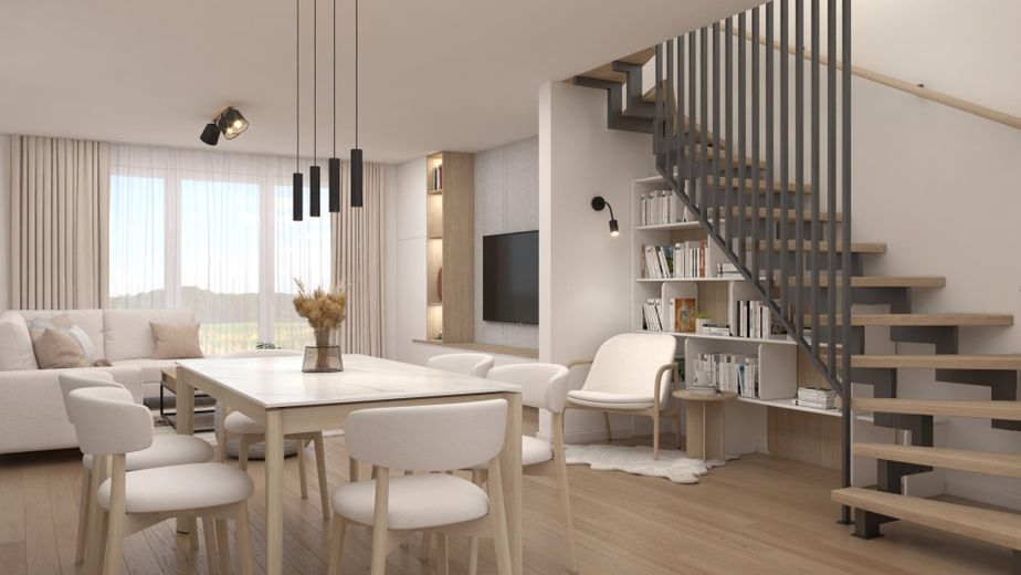 Vorab Information Hünfelden-Kirberg Doppelhaushälfte KFW 40 QNG NEU – Treppe