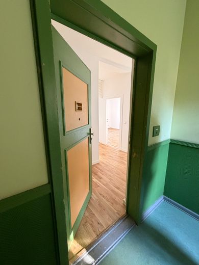 Frisch sanierte, bezugsfreie 3-Zimmer-Wohnung mit Eichenparkett in ruhiger Lage Prenzlauer Berg – Wohnungstür