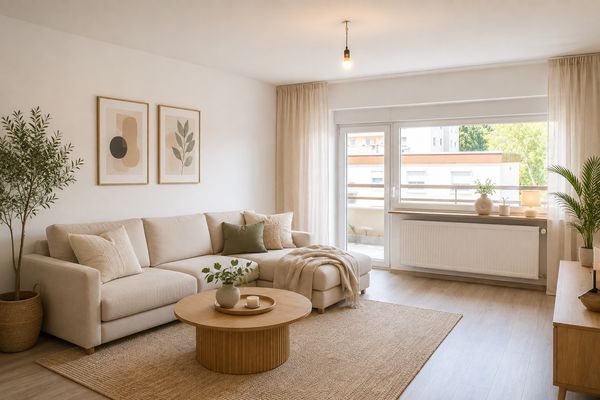 2 Zimmer-Wohnung Neu saniert in ruhiger Lage, sofort bezugsfertig