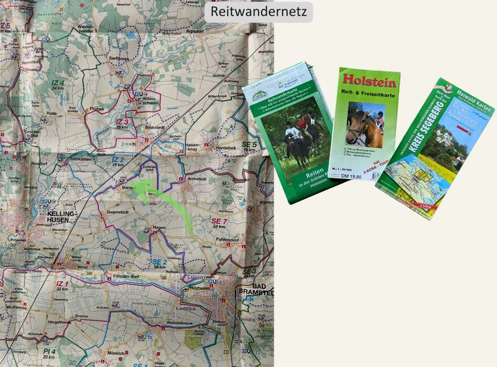 perfektes Reitwegenetz