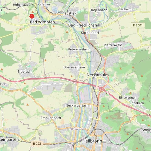 Charmante Wohnung in historischer Kurstadt - FALC Immobilien Heilbronn – Karte