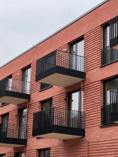 Südgerichtete Balkon