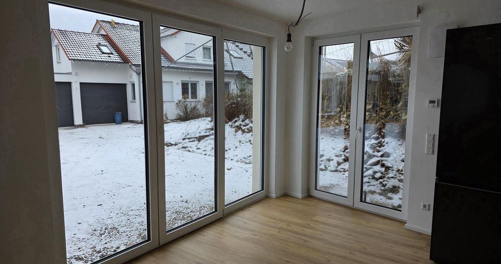 Blick aus dem Essbereich