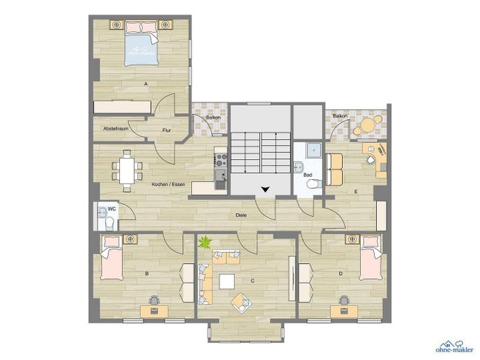 HABITACIÓN EN PISO COMPARTIDO DE CINCO PERSONAS RECIÉN RENOVADO – Foto 19