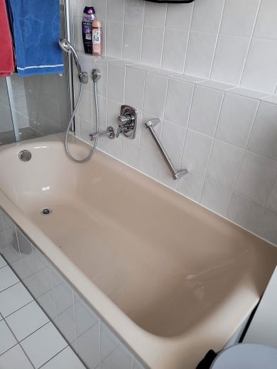 Badewanne gepflegt