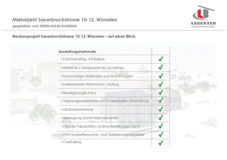 WE16 - auf einen Blick