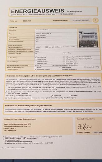 Energieausweis I