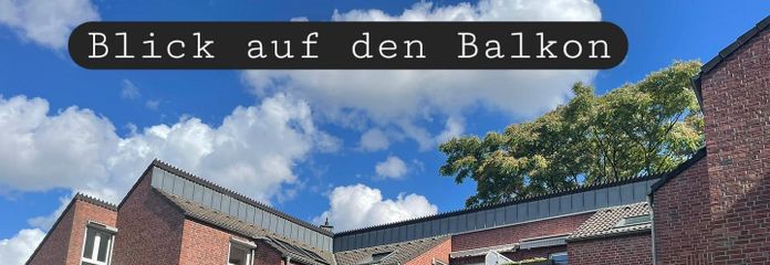 Blick auf den Balkon