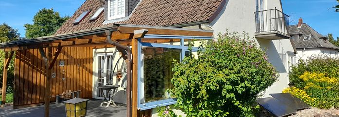 Portalanzeige – Gartenseite, 5 Solarfelder 
