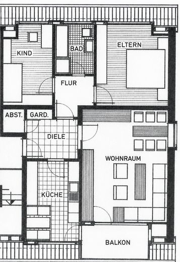 Helle 3-Zimmer Wohnung 79m² mit Balkon, optional Garage | gute Anbindung nach DUS, Neuss, MG – Foto 15