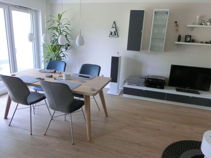 Essbereich im Wohnzimmer