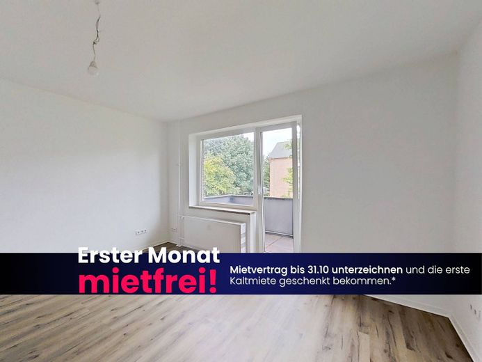 Die Blätter fallen, Ihre Miete auch: Gemütliche 2-Zimmer-Wohnung mit BALKON im Norden von Rendsburg – Foto 2
