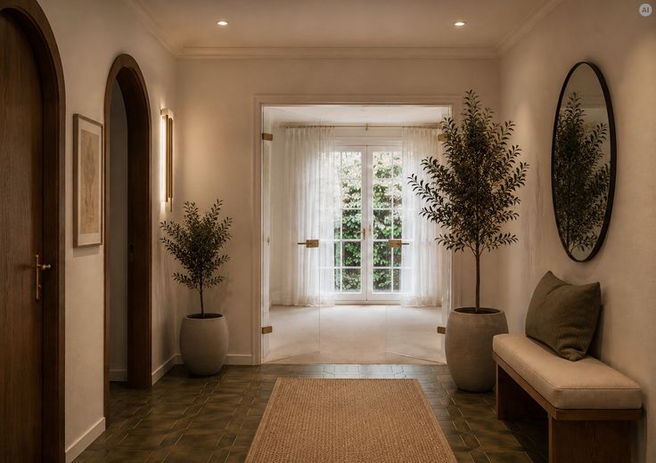 Freistehendes Walmdachbungalow – 213 m² Wohnfläche, großes Grundstück & viel Privatsphäre – Eingang