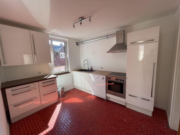 9-Betten-Mitarbeiterwohnung in Nürtingen – ideal für Fahrer & Monteure – Küche