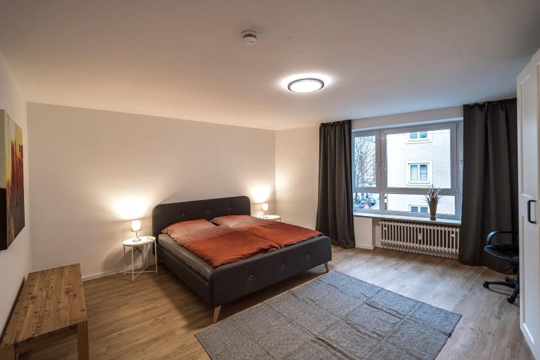 2-Zimmer-ETW in Bestlage München-Lehel – Schlafzimmer