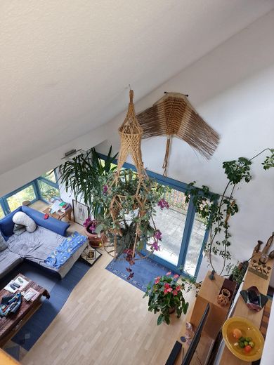 Blick auf das Wohnzimmer