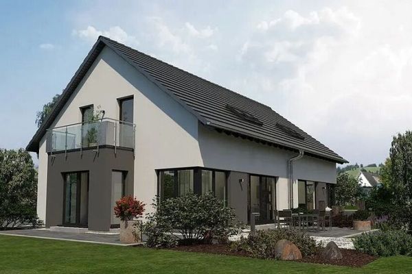 Aus eins mach zwei: Unser klassisches Zwei­fa­mi­li­en­haus