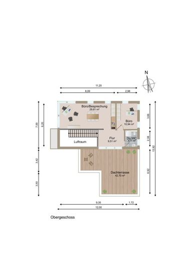 geplanter Grundriss OG