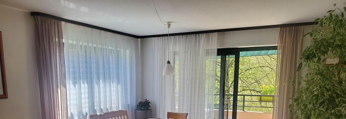 Essbereich im Wohnzimmer