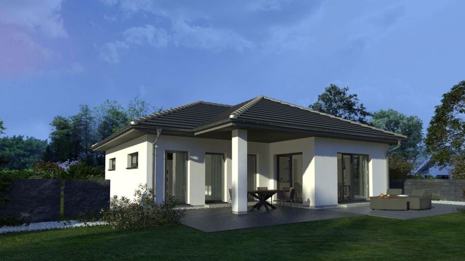 KLASSISCH - PRAKTISCH - BUNGALOW – Ansicht Garten