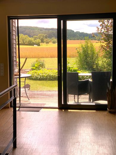 Blick auf die Terrasse