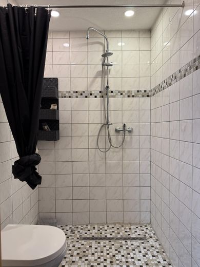 Wohlfühloase – modernes Einfamilienhaus mit Einliegerwohnung – Dusche / WC Untergeschoss