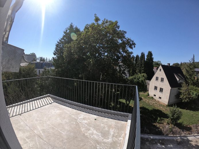 Nuova costruzione - Mansarda al primo ingresso, 75 m², subito disponibile! – Aussicht Balkon 