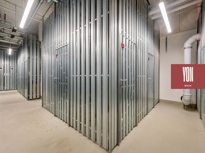 YON BERLIN - Moderne 2-Zimmer-Neubauwohnung mit EBK und sonnigem BALKON in Berlin-Friedenau – Keller
