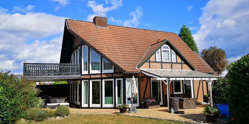 Hausansicht vom Garten