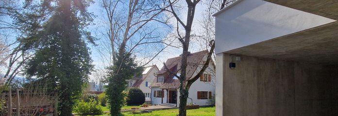 Blick aus Tiefgarage