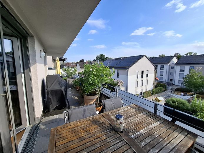 Zentrales Penthouse in Waiblingen mit großer Dachterrasse – Dachterasse