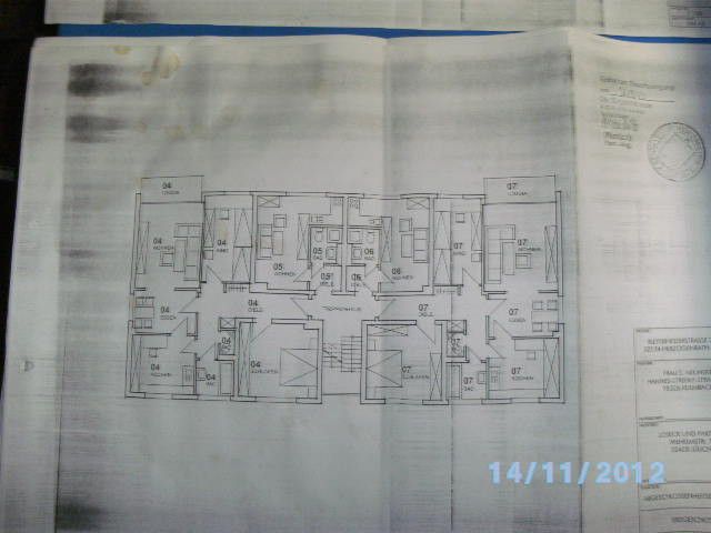 Appartement 24 qm, Herzogenrath-Straß, 1 Z mit Kochnische und Single Küche, Diele, Duschbad, Keller – Lageplan Appartement  ETW 05
