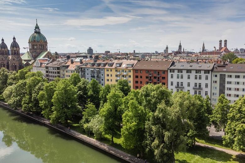 Wohnhaus an der Isar