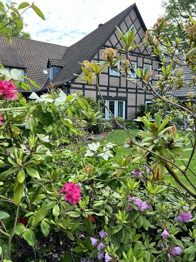 Goßzügige Wohnung für 2 Personen auf dem Strampenhof im Herzen von Bad Bevensen – Gartenansicht
