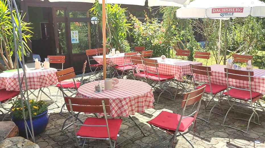 Attraktiver Biergarten 100 qm