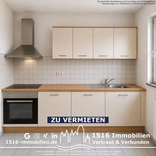 Helle 2-Zimmer-Wohnung mit zwei Balkonen und Tiefgaragenstellplatz in Eichstätt – Küche
