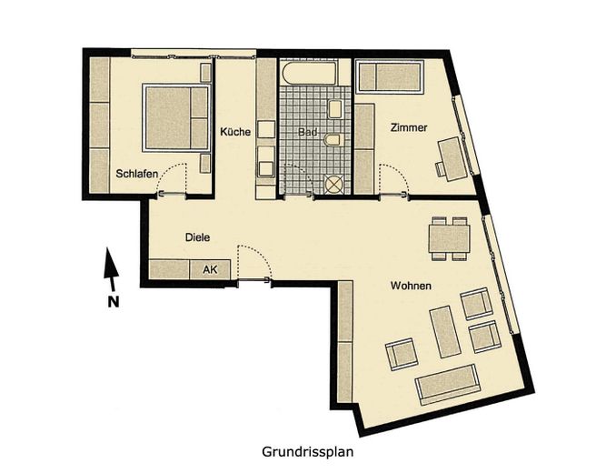 Grundrissplan