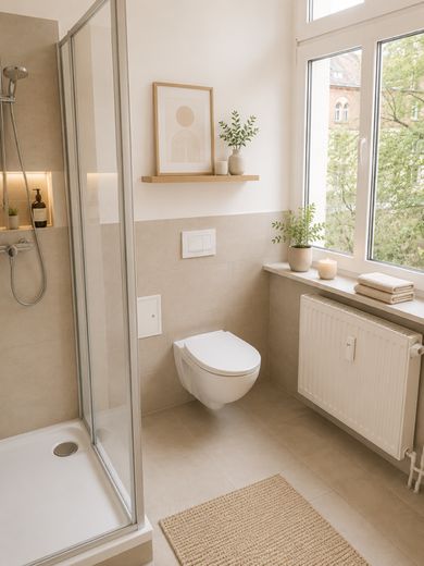 3 Zimmer Maisonett Wohnung in ruhiger Lage – KI Beispielfoto