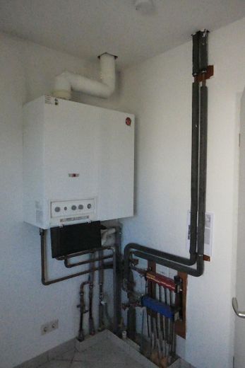 Waschraum mit Heizung