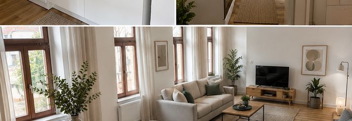 Wohnung 1,5 Zi mit Küche - perfekt für Singles, Studenten, Pendler zentral in Leipzig Gohlis