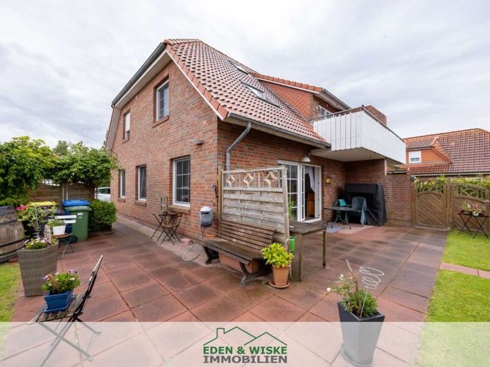 DORNUMERSIEL: Komplett möblierte Erdgeschosswohnung mit Terrasse – Foto 1