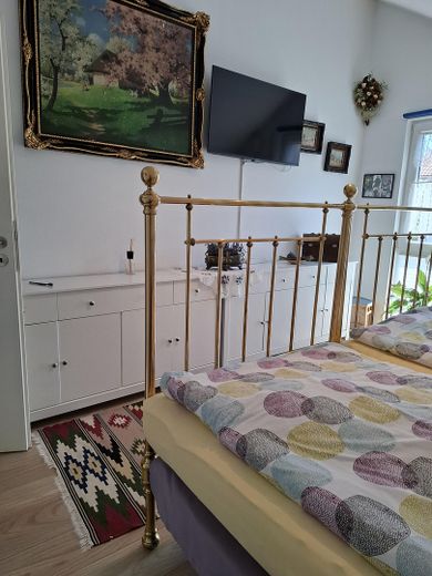 Energy-efficient passive house in a quiet location – Schlafzimmer