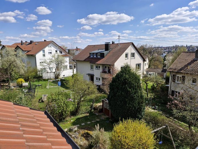 Blick vom Balkon