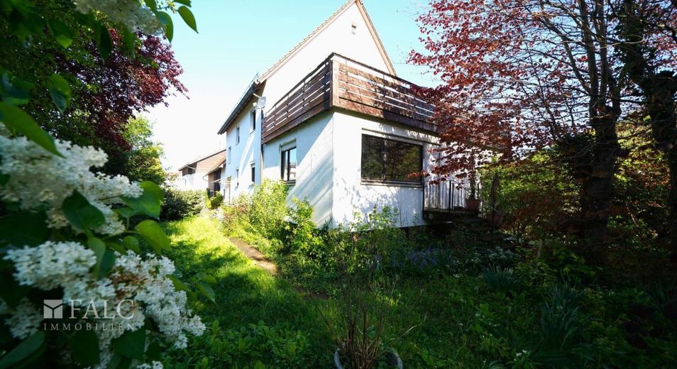 Landhaus mit viel Fläche, XXL-Scheune und 2 zusätzlichen Bauplätzen! - FALC Immobilien – Rückansicht Haus