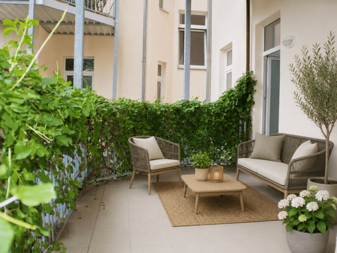 ***Großzügige 3-Zimmer-Erdgeschosswohnung mit Balkon und Garten auf dem Chemnitzer Kaßberg*** – फोटो 1