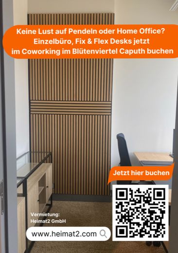 Private office in Blütenviertel Caputh – Einzelbüro Blütenviertel