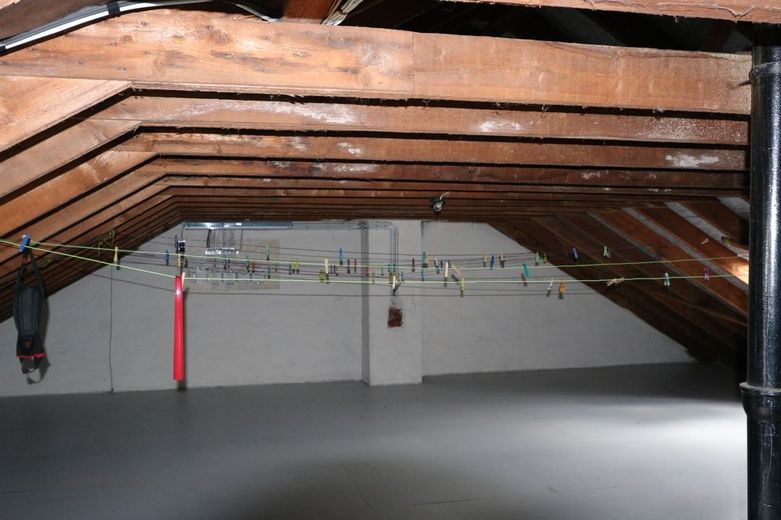 Gepflegte 3-Zimmer Wohnung mit schönem Balkon  - zentral zwischen Essen und Mülheim – Dachboden